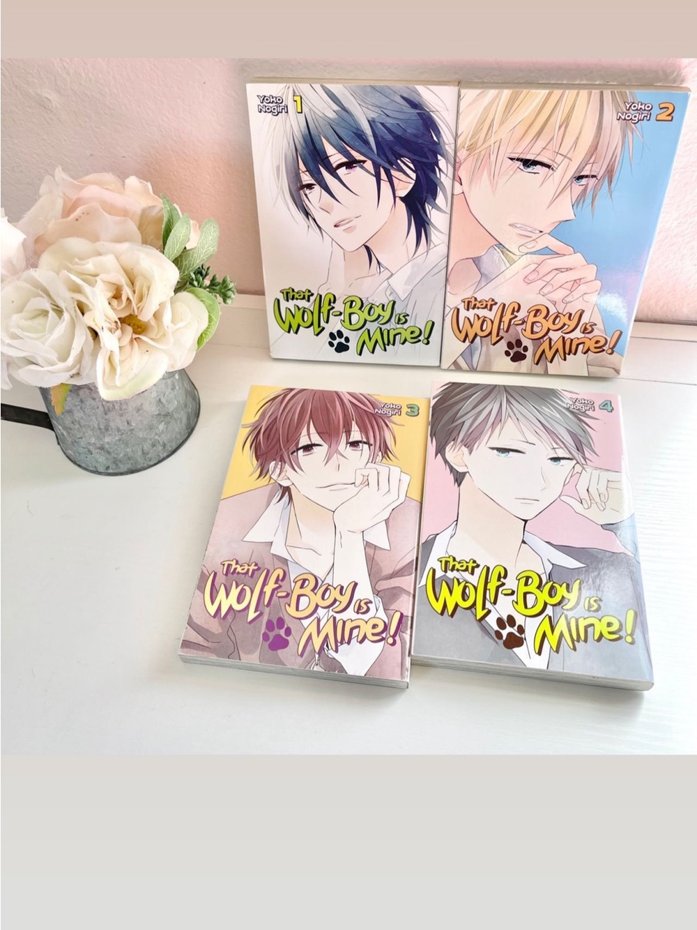 Wolf Boy is Mine manga lot vol 1 2 3 4